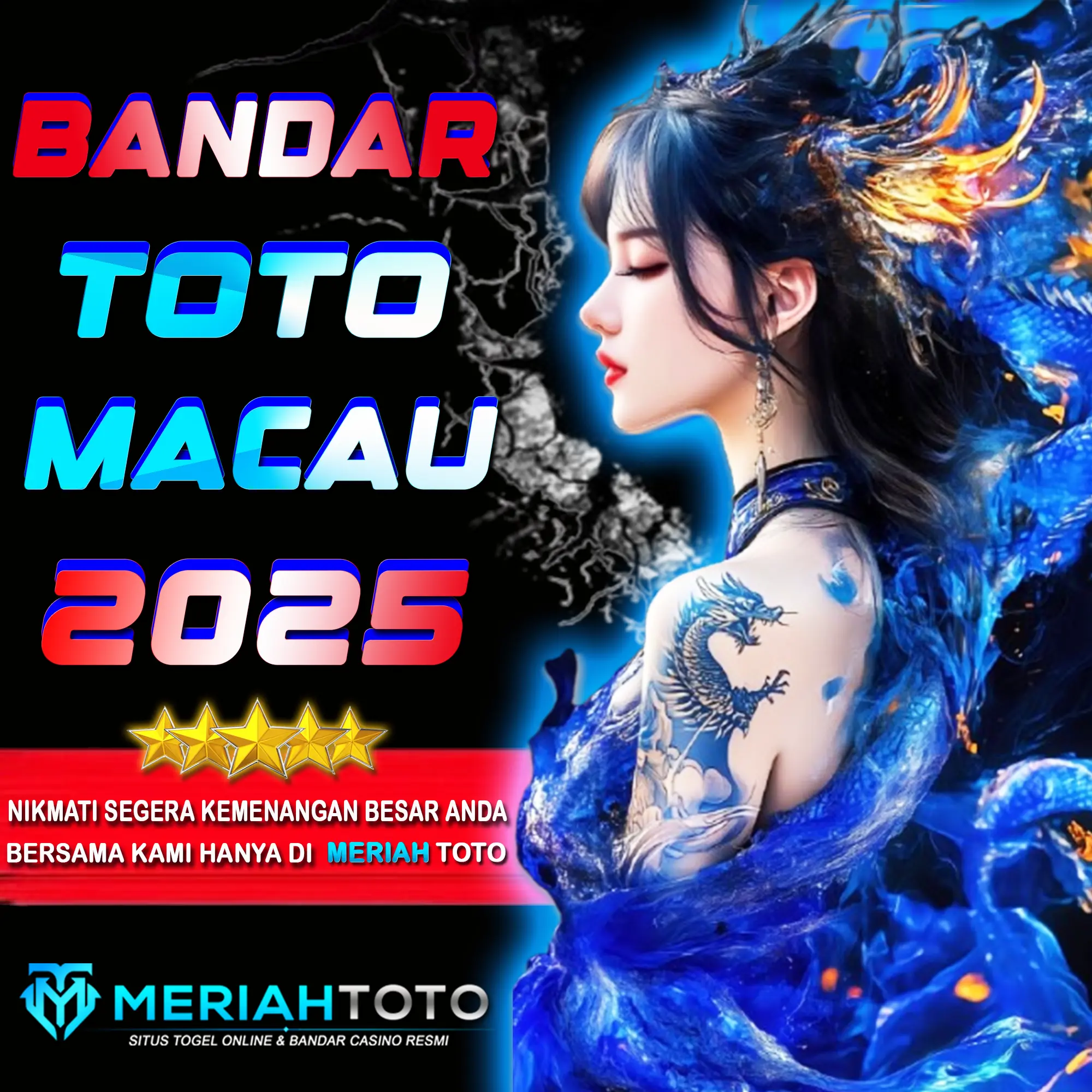 Spanduk Bandar Togel Macau & Slot Online Meriahtoto