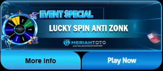 Promo Lucky Spin MERIAHTOTO Minimal 50rb